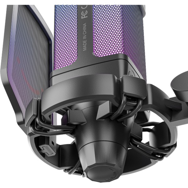 Фото - Мікрофон до комп'ютера дротовий Fifine Q6 USB Black