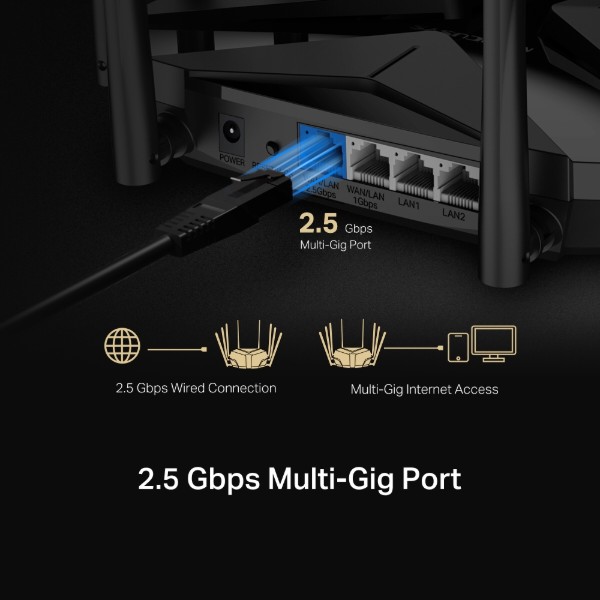 Фото - Маршрутизатор інтернет WiFi6 Mercusys MR90X