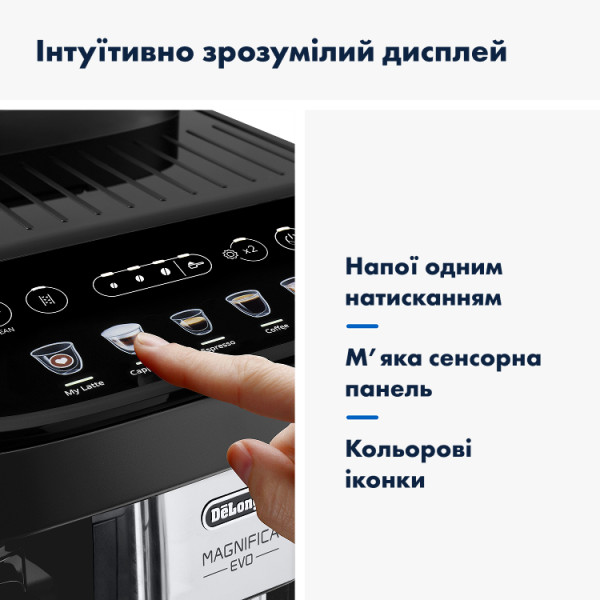 Фото - Кавомашина Delonghi ECAM290.61.B Magnifica Evo