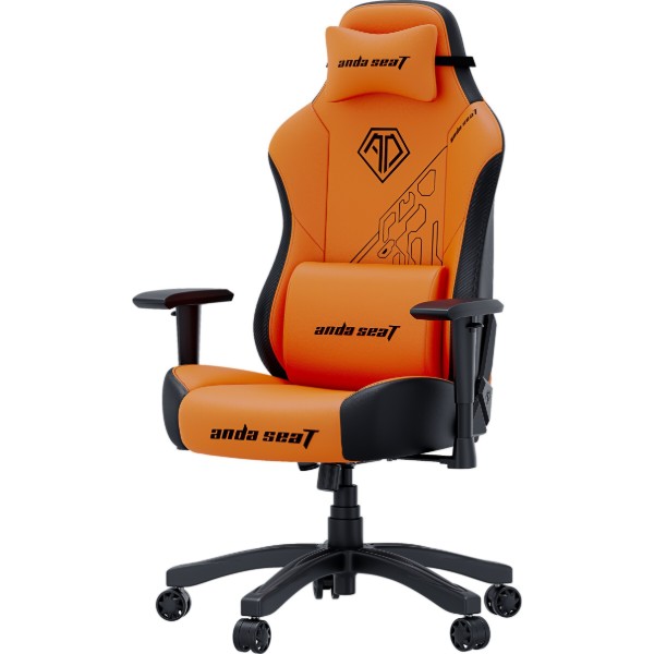 Фото - Крісло для геймерів Anda Seat Phantom 3 Tiger edition Orange PVC Size L (AD18Y-14-OB-PV/C)