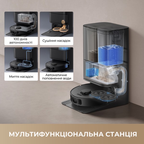 Фото - Робот-пылесос моющий Dreame Bot L40 Ultra CE Black (RLD52SE-Bl)