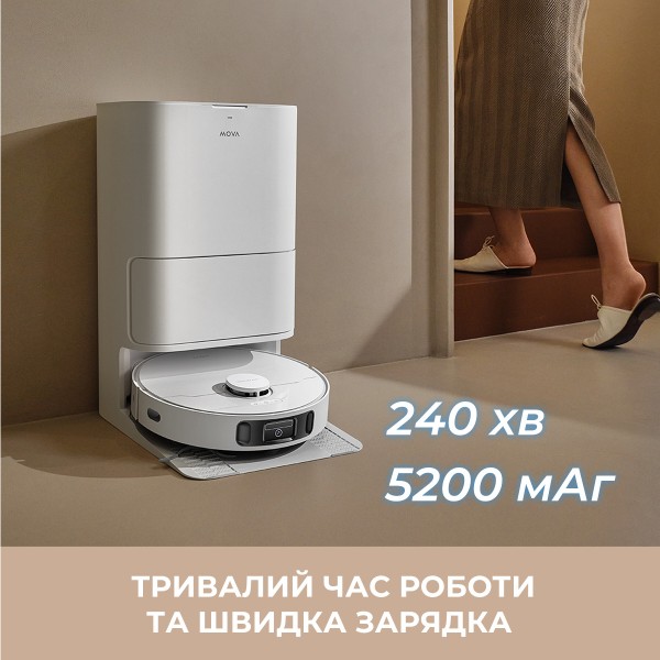 Фото - Робот-пилосос миючий Mova E30 Ultra (RLE51SE)