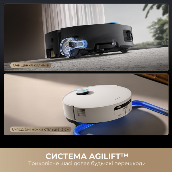 Фото - Пылесос робот моющий с базой Dreame Aqua 10 Ultra Track Complete Black (RLR81CE-1-BL)