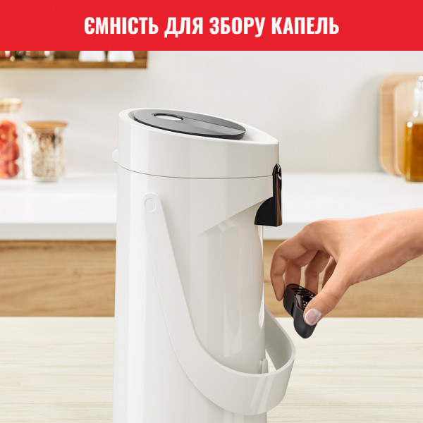 Фото - Термос Tefal K3140214 PONZA PUMP 1.9 л білий