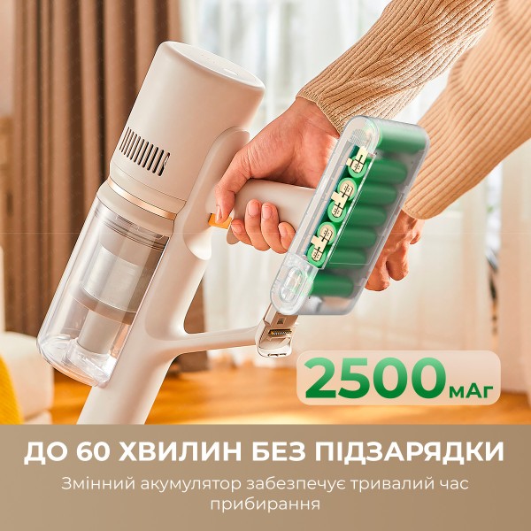 Фото - Пилосос ручний для дому Dreame Cordless Vacuum Cleaner U20 (VPV11A)
