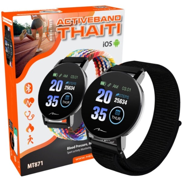 Фото - Уцінка - Смарт-годинник Media-Tech Active-Band Thaiti (MT871)