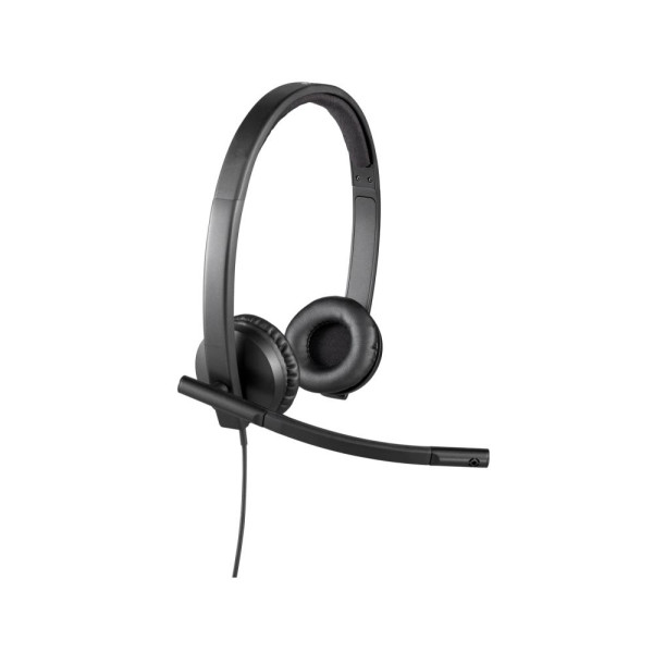 Фото - Гарнітура дротова Logitech H570e Corded Stereo USB Headset (Teams version) Black (981-001430)