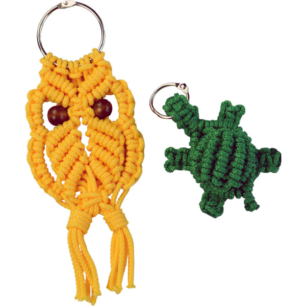 Фото - Набір для виготовлення декору Умняшка Макраме Підвіски на рюкзак (М-004)