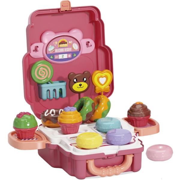 Фото - Сюжетно-рольова гра. Магазин Bowa магазин морозива у валізі 21 дет. (688-100A)