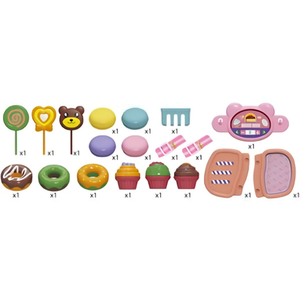 Фото - Сюжетно-рольова гра. Магазин Bowa магазин морозива у валізі 21 дет. (688-100A)