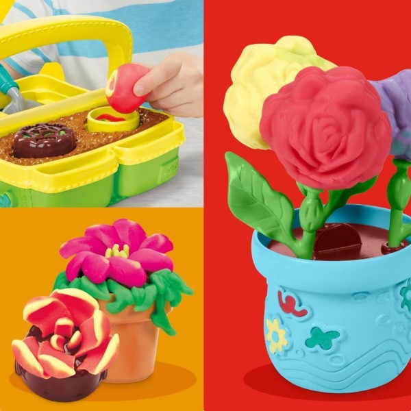 Фото - Уценка - Наборы для лепки Hasbro Play-Doh Цветущие цветы (G0492)