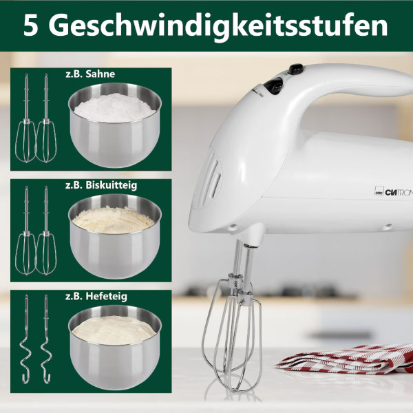 Фото - Миксер Clatronic HM 3014 White