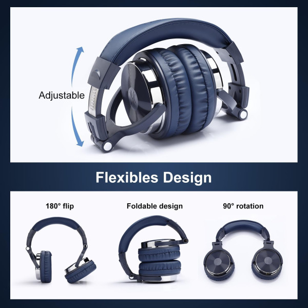 Фото - Наушники накладные проводные OneOdio Pro 10 Deep Blue