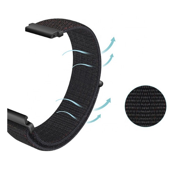 Фото - Ремінець для смарт-годинника BeCover набір 4 кольори Nylon Style for LG Watch Sport W280A Boy (706551)