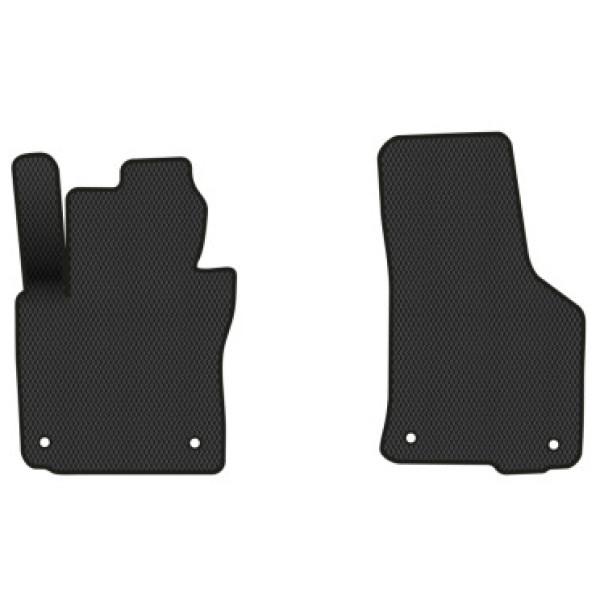 Фото - Коврики из экокожи в салон авто передние EVAtech для Octavia A5 (MT, 8 clips) Skoda 2004-2013 2 поколение Combi EU (SK12149AG2AV4BBB)