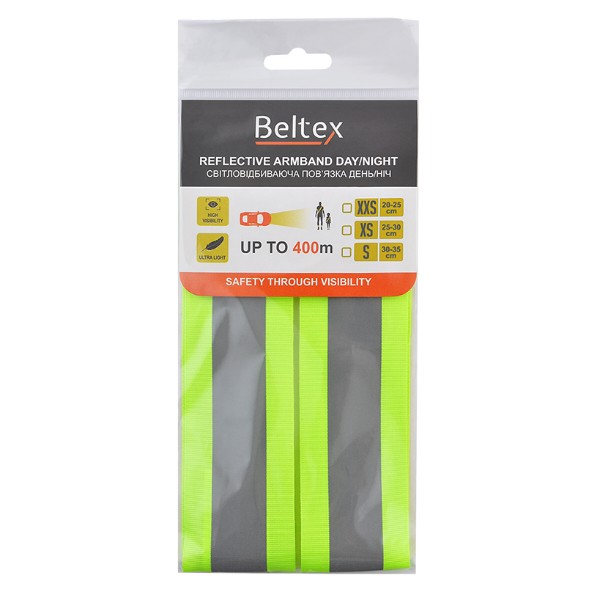 Фото - Світловідбивна стрічка Beltex XS 25-30с м Yellow (BX70510)
