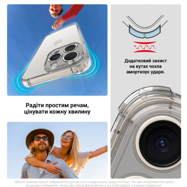 Фото - Чехол для смартфона Armorstandart Air Force for Xiaomi Poco F9 Ultra 5G Camera cover Clear (ARM92747)