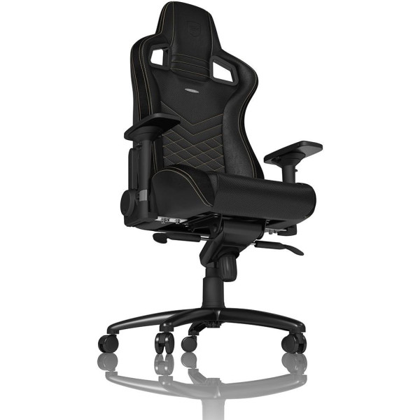 Фото - Крісло для геймерів Noblechairs EPIC Black/Gold (NBL-PU-GOL-002)