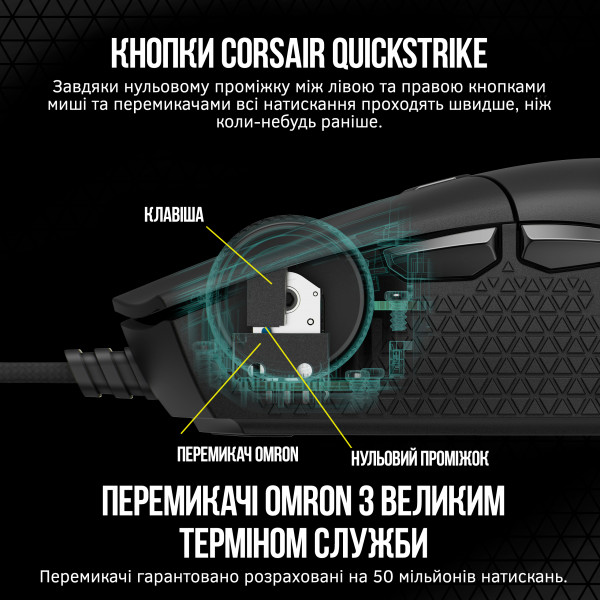 Фото - Мышь проводная игровая Corsair Katar Pro XT (CH-930C111-EU) USB