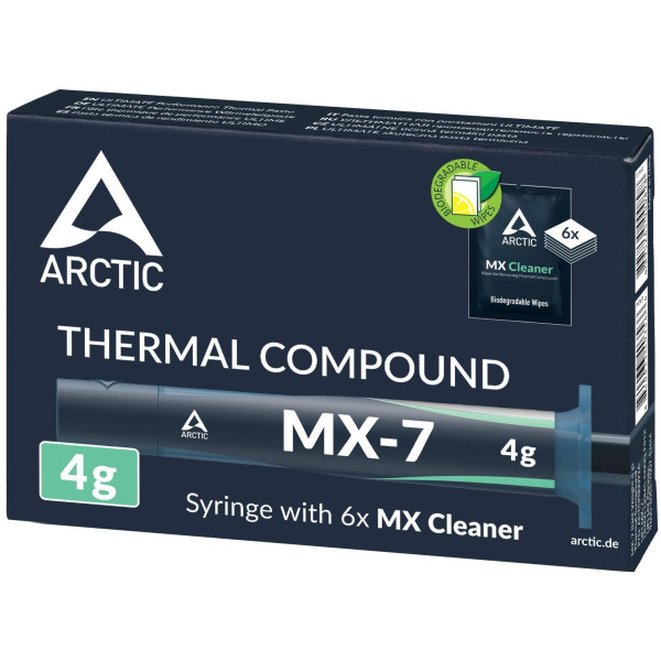 Фото - Термопаста ARCTIC MX-7 4 г+6x MX Cleaner (ACTCP00092A)
