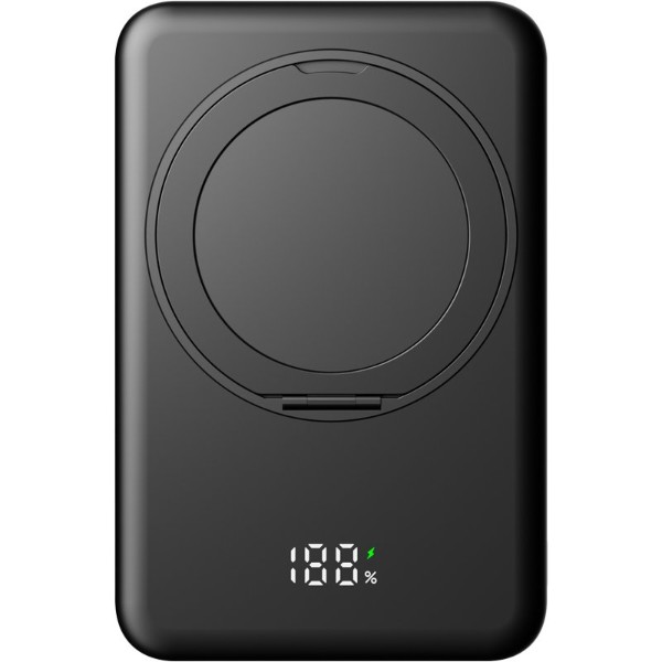 Фото - Батарея мобільна Gelius HOLDIX GP-PBW302 Magnetic Wireless Charge 15W 10000mAh Black (100988)