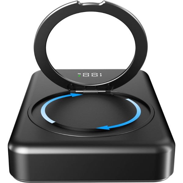 Фото - Батарея мобільна Gelius HOLDIX GP-PBW302 Magnetic Wireless Charge 15W 10000mAh Black (100988)