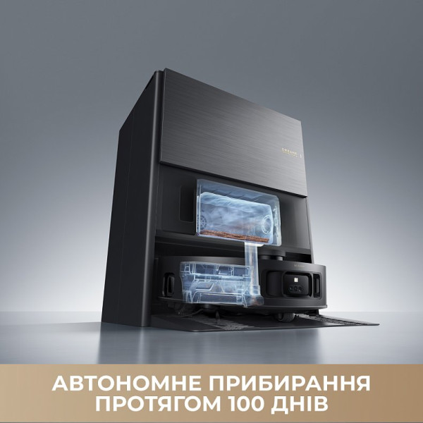 Фото - Робот-пилосос миючий Dreame Aqua 10 Roller Black (RLH31CE-BL)