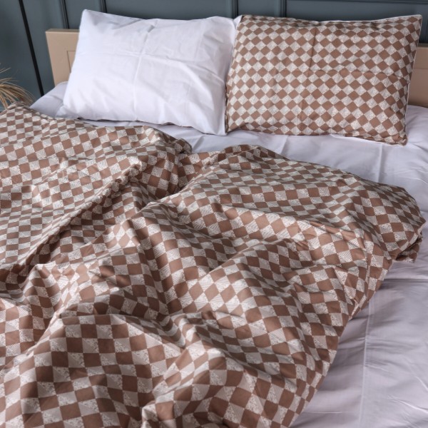 Фото - Комплект постельного белья MirSon King Size 220х240 см 17-4789 Brackenheim Бязь (2200009006265)