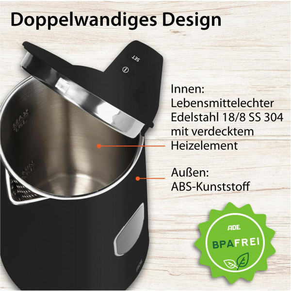 Фото - Електричний чайник ADE KG 2100-2