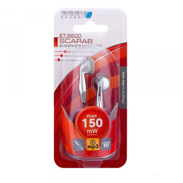 Фото - Навушники вкладиші дротові Easy Touch ET-9200 SILVER