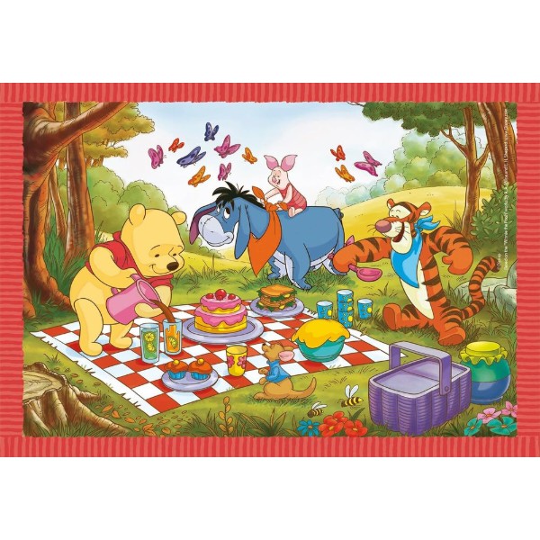 Фото - Пазлы (3-4 года) Clementoni Winnie the Pooh 12,16,20 та 24 эл. (21514)