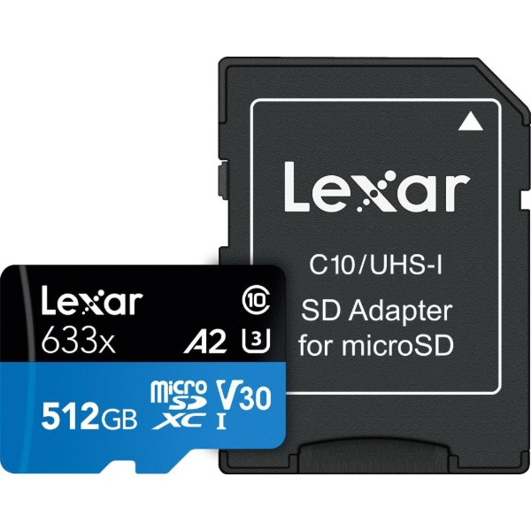 Фото - Карта памяти Lexar MICRO SDXC 512GB UHS-I W (LSDMI512BB633A)