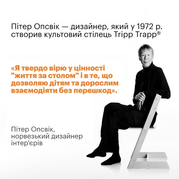 Фото - Чехол гигиенический на стульчик для кормления Stokke Tripp Trapp от 18 мес Nordic Grey (100366)