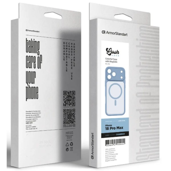 Фото - Чохол для смартфона Armorstandart Lush MagCase for Apple iPhone 18 Pro Max Chambray (ARM92549)