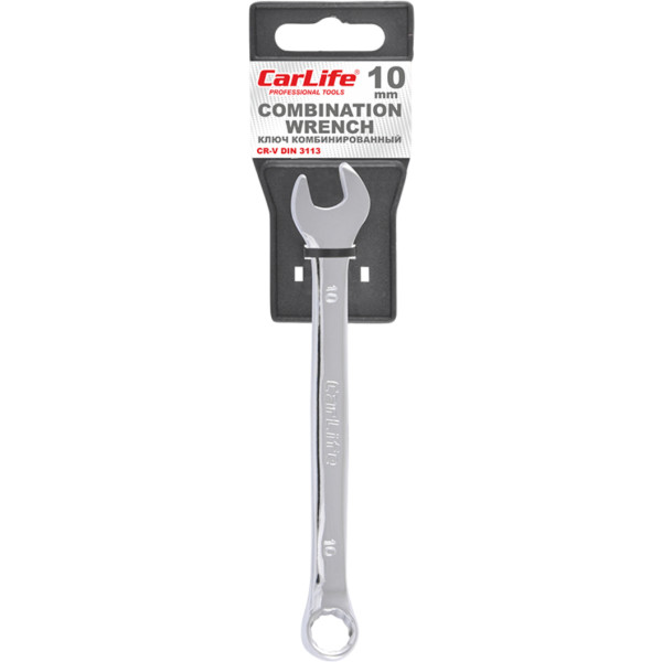 Фото - Ключ комбiнований CarLife CR-V 10 мм (WR4010) Фото - Ключ комбiнований CarLife CR-V 10 мм (WR4010)