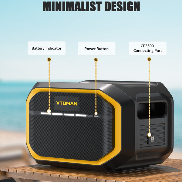 Фото - Додаткова батарея до зарядної станції Vtoman FlashSpeed PB-81 1548Wh