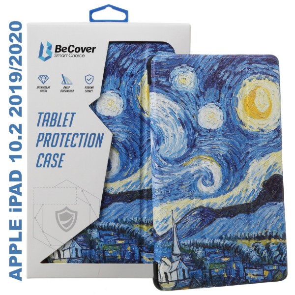 Фото - Чохол для планшету BeCover Smart Case for Apple iPad 10.2 (2019) Night (704312) Фото - Чохол для планшету BeCover Smart Case for Apple iPad 10.2 (2019) Night (704312)