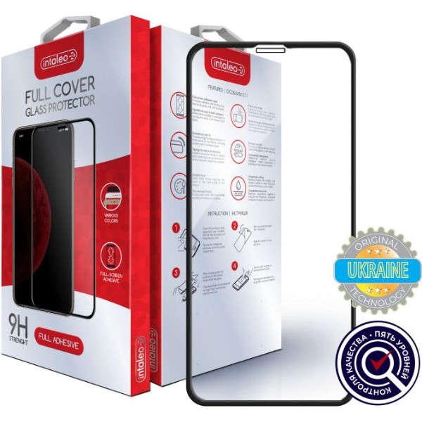 Фото - Защитное стекло для смартфона Intaleo Full Glue Apple iPhone 11 Black (1283126496301)