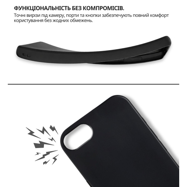 Фото - Чохол для смартфону BeCover for Apple iPhone 17e Black (715146)