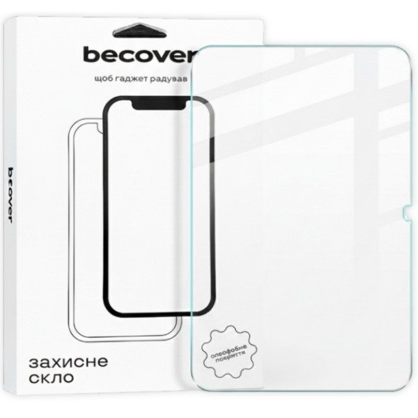 Фото - Защитное стекло для планшета BeCover 3D Edge Full Cover for Apple iPad 10.9" (2022/2024)/iPad (А16) 2025 11" (714773)
