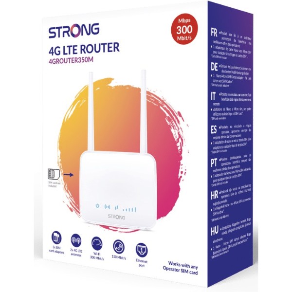 Фото - Маршрутизатор інтернет WiFi4+4G Strong 350М 4G LTE Wi-Fi
