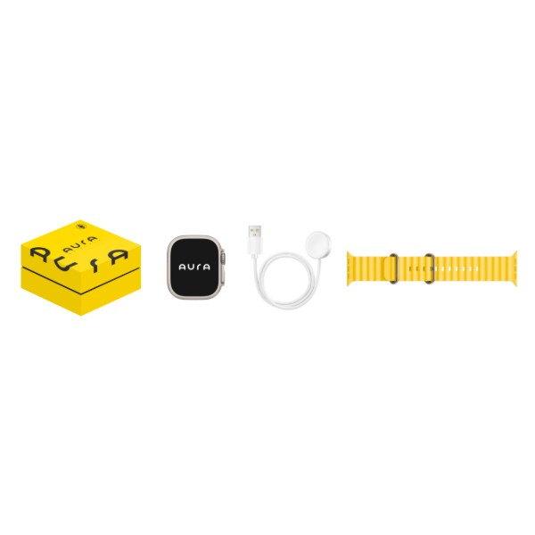 Фото - Смарт-часы Aura X4 ProMax 53mm Yellow (SWAX453Y)