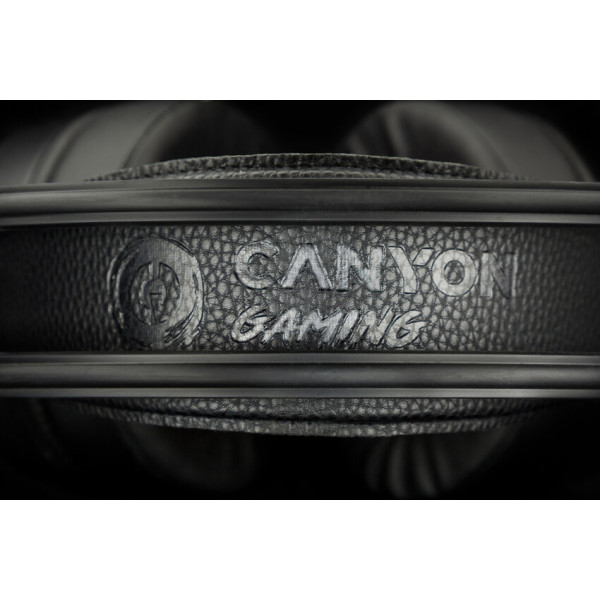 Фото - Гарнитура проводная игровая Canyon GH-8A Black Orange (CND-SGHS8A)