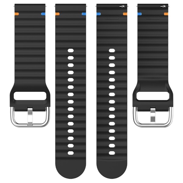 Фото - Ремешок для смарт-часов BeCover Ribbed Tape (22mm) for Xiaomi Watch 2 Pro / S4 / S3 / S1 Pro / S1 / S1 Active Black (714293)