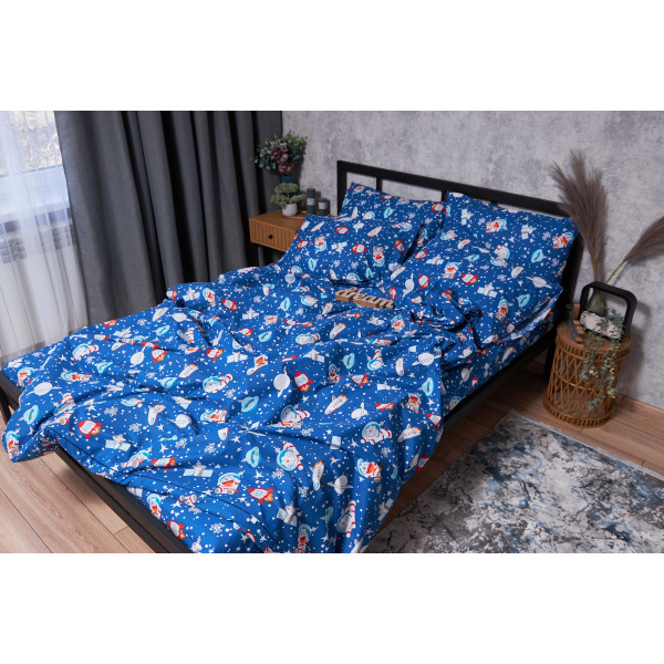 Фото - Комплект постільної білизни Moon&Star Бязь Gold Люкс Space Cats 160х220х2 нав. 2х50х70 (MS-820001769)