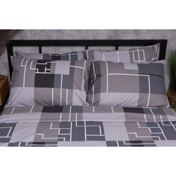 Фото - Комплект постільної білизни Moon&Star Бязь Gold Люкс Domiano King Size 220x240 (MS-820001985)