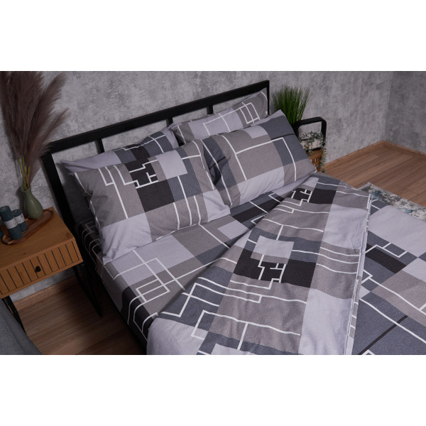 Фото - Комплект постільної білизни Moon&Star Бязь Gold Люкс Domiano King Size 220x240 (MS-820001986)