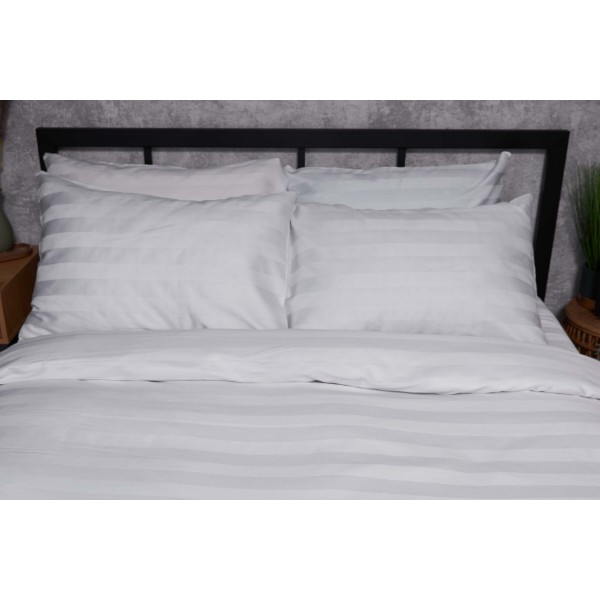 Фото - Комплект постільної білизни Moon&Star Satin Premium Royal White 143х210х2 нав. 2х50х70 (MS-820002954)