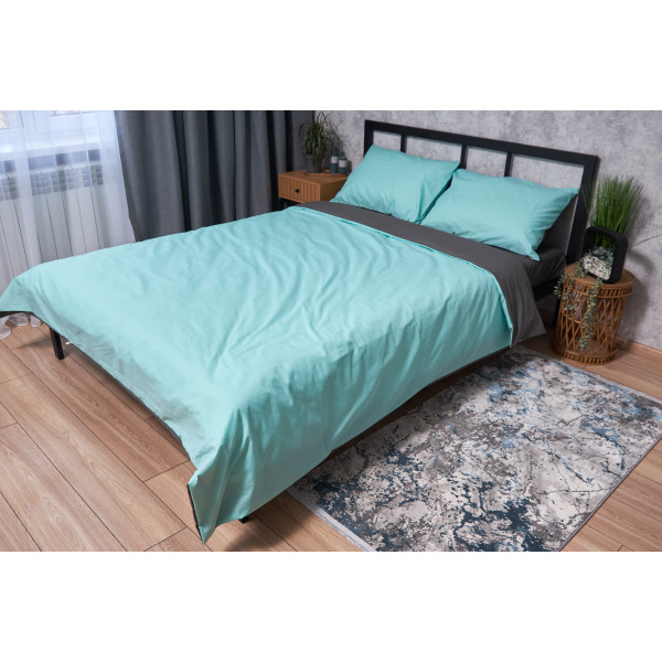 Фото - Комплект постільної білизни Moon&Star Бязь Gold Люкс Gray Mind King Size 220x240 (MS-820002089)