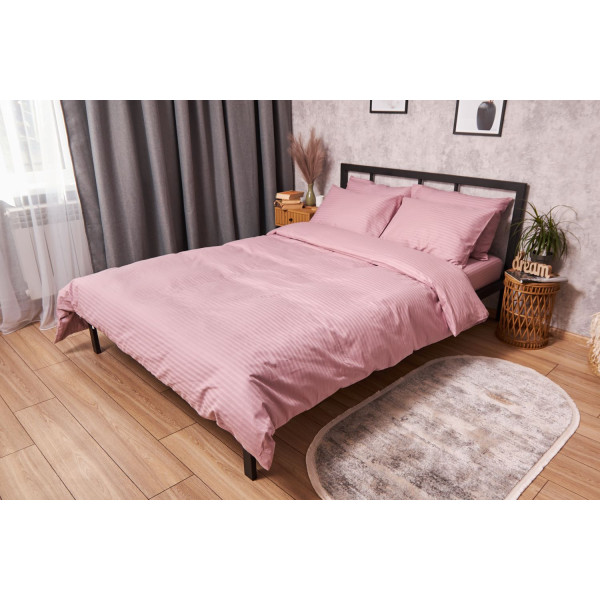 Фото - Комплект постільної білизни Moon&Star Satin Stripe Stripe Candy 143х210х2 нав. 4х70х70 (MS-820003564)